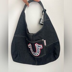 True Religion Dark Denim Shoulder Bag